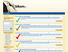 Tablet Screenshot of bikom.pl